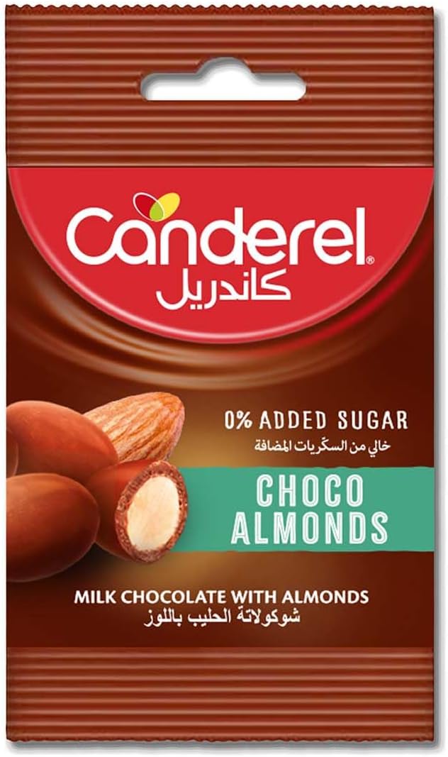 Canderel Milk Chocolate Coated Almonds 40g