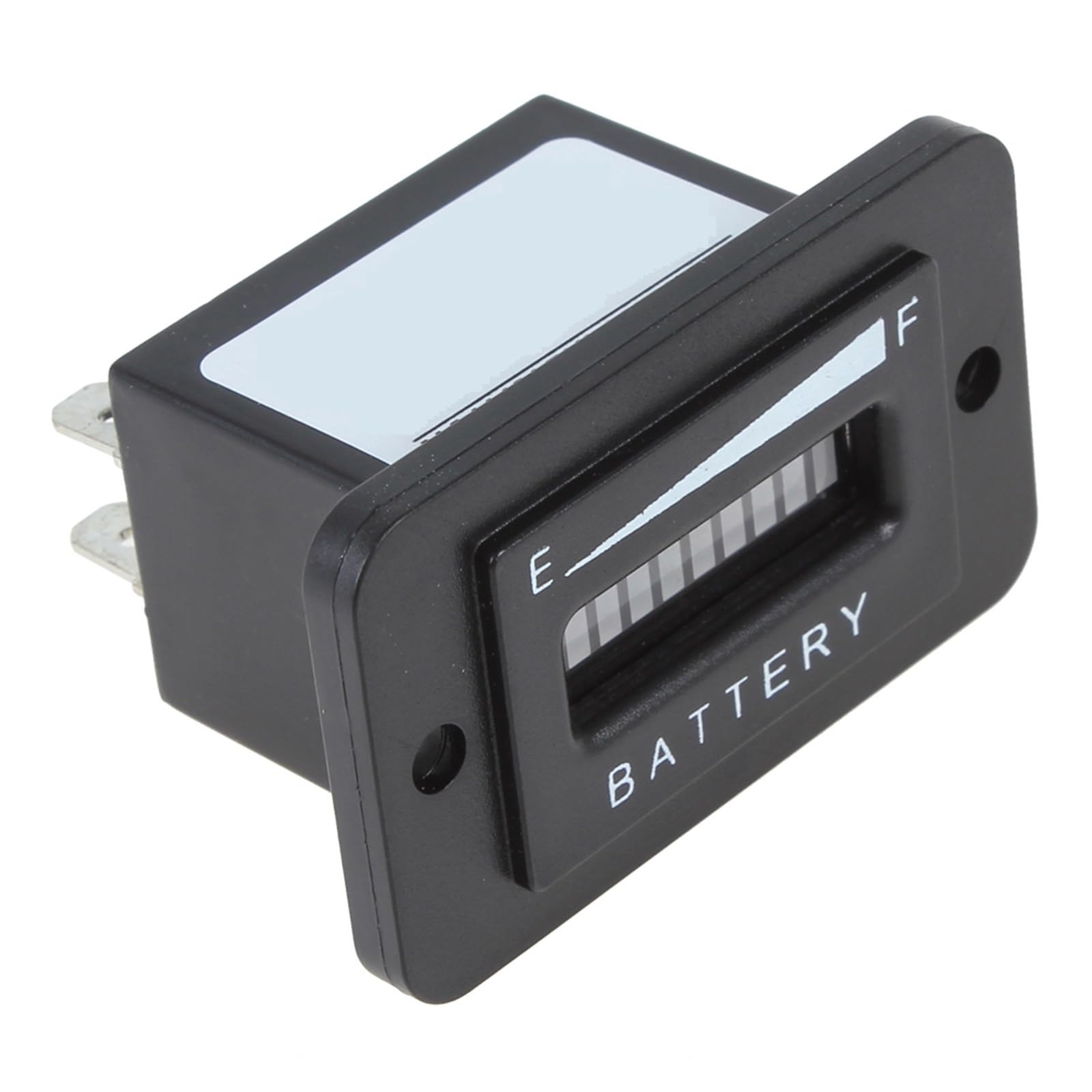 Indicatore LED della Batteria Indicatore di Carica del misuratore Tester Automatico della capacità della Batteria a 10 LED a Tre Colori(48V)