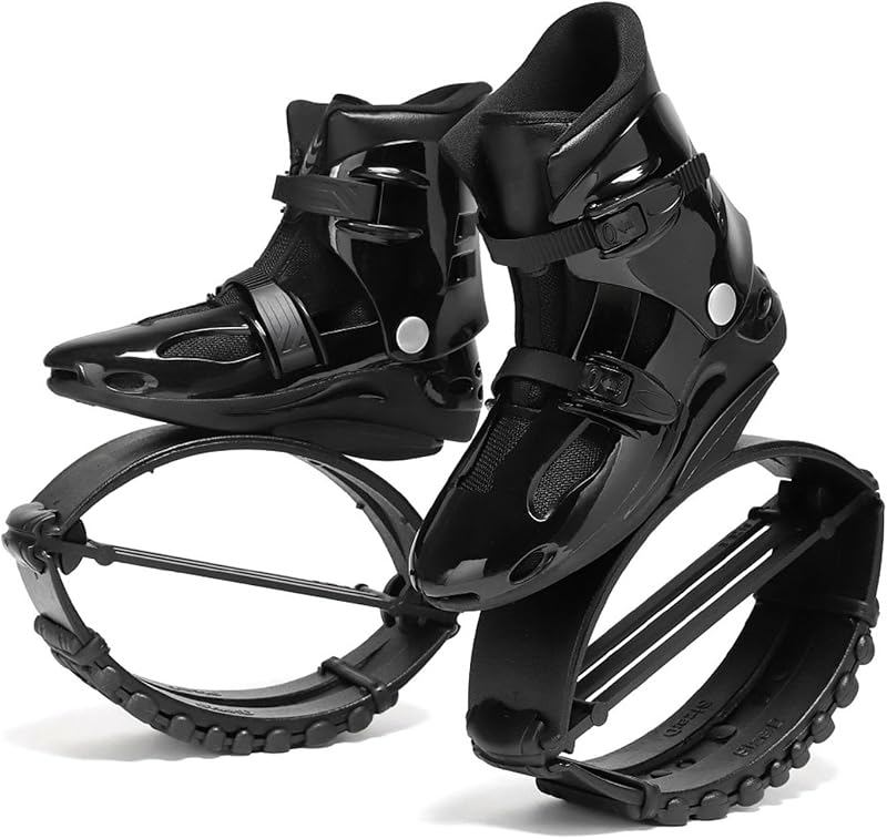 Adult Kangaroo Bounce Shoes, Shock Absorbing Jumping Boots for Cardio Training, Anti-Slip Rebound Shoes for Outdoor Sports & Exercise