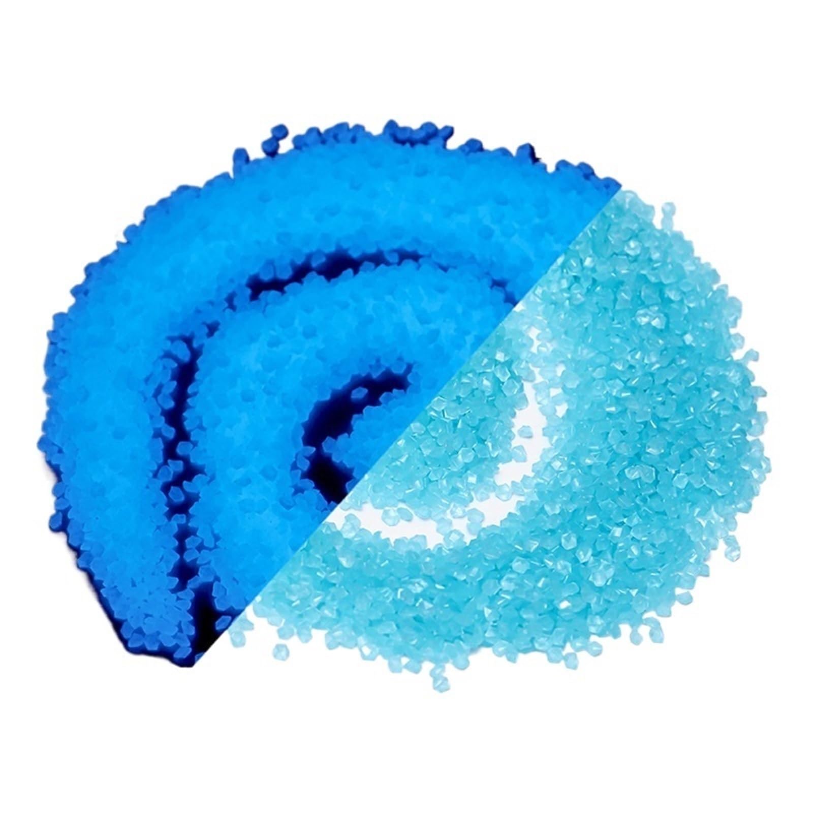 Fangool Funny Luminous Sand Particle Micro Landscape Aquarium Fluorescent Landscaping Aquarium Fish Tank Decorations(Blue,500G)