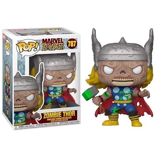 Funko Pop Marvel Zombies #787 - Thor Zombie - Glow In The Dark Special Edition Figure 55646 - Marvel Figure