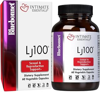 Bluebonnet Nutrition Intimate Essentials LJ100, Soy-Free, Gluten-Free, Non-GMO, Dairy-Free, Kosher Certified, Vegan, 60 Capsules, 30 Servings