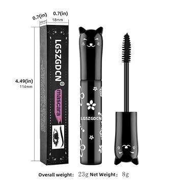 Mascara Black eyelash for Liquid Makeup Eyes Extensions Waterproof Hypoallergenic Fast Dry Curling Lengthening Eyelashes Party Stage Use