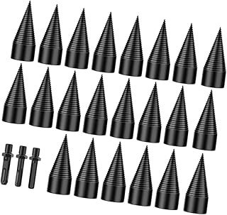 Yardenfun 1 Set Wood Splitting Drill Heavy Duty Drill Woodworking Drill bit Wood Drill Bit firewood Drill Log