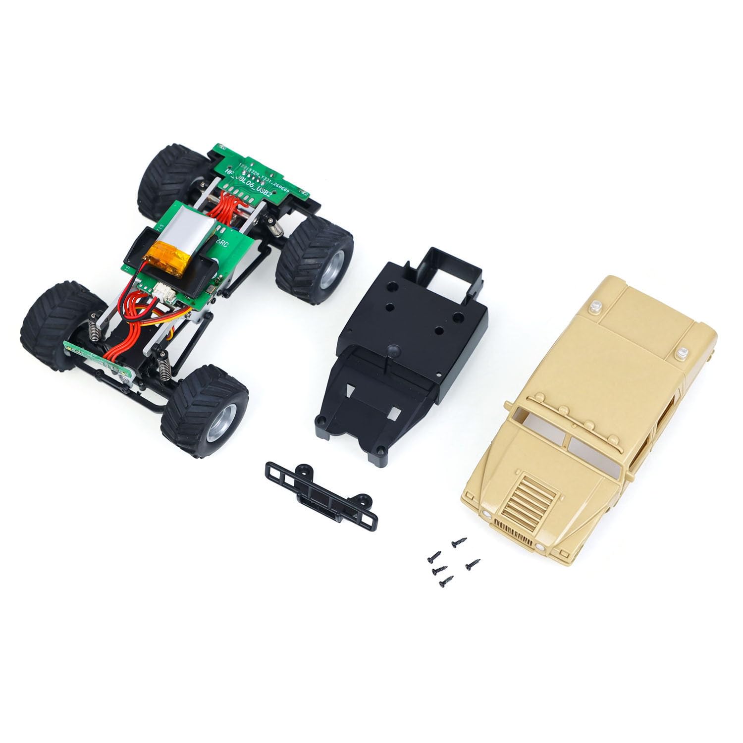 TOUCAN RC HOBBY 3604 1/36 4WD in plastica controllata a distanza su terreno