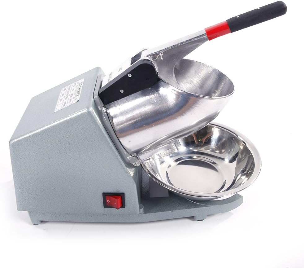 Layee Ice Shaver Machine Electric Snow Cone Maker Stainless Steel Shaved Ice Machine