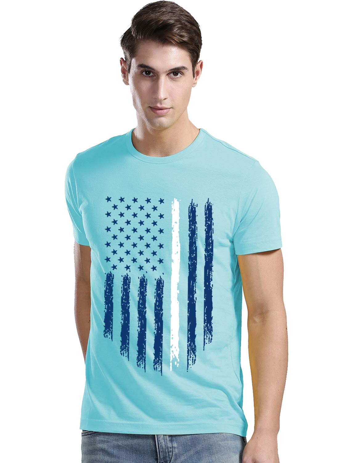 ADROMen's Cotton Regular Fit T-Shirt