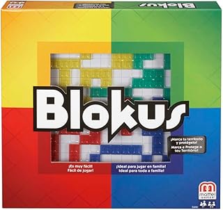 Comprar Mattel Games - Juego de Mesa Blokus - Fácil de Aprender - 21 Piezas de Color por Jugador - Entretenido - Estrategia y Desafíos - para Toda la Familia - BJV44
