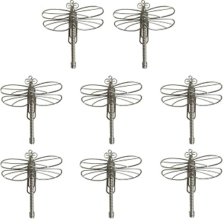 XXhailan Owl and Dragonfly Shape Paper Clips Creative Shape for Bookmark Office School Stationery Notebook Scrapbooks Planner Wedding Party Invitation Decoration Document Holder 10 Pcs (Dragonfly)