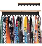 iBobbish Premium Trophy and Medal Display Shelf 16inchL,Metal Trophy Shelf with Hooks Upgraded,La...