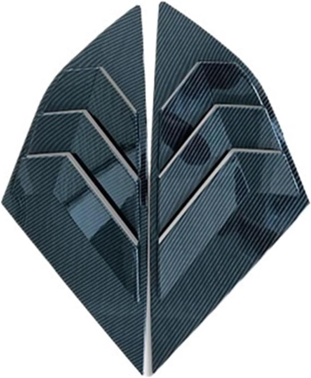 Compatible for Ford Focus Hatchback 2012 2013 2014 2015 2016 2017 Rear Door Window Louver Frame Window Sill Molding Cover Sticker Trim