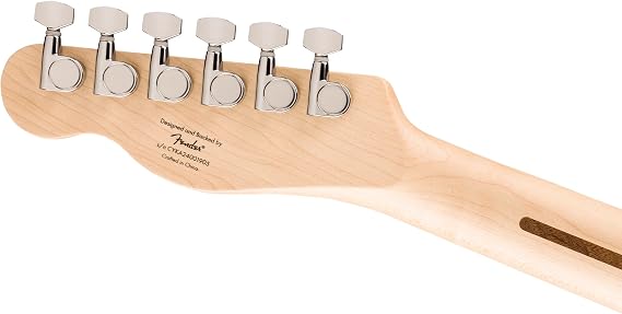 Squier by Fender Affinity Series Telecaster Thinline, Laurel Fingerboard, Black Pickguard, Olympic White with Soft Case