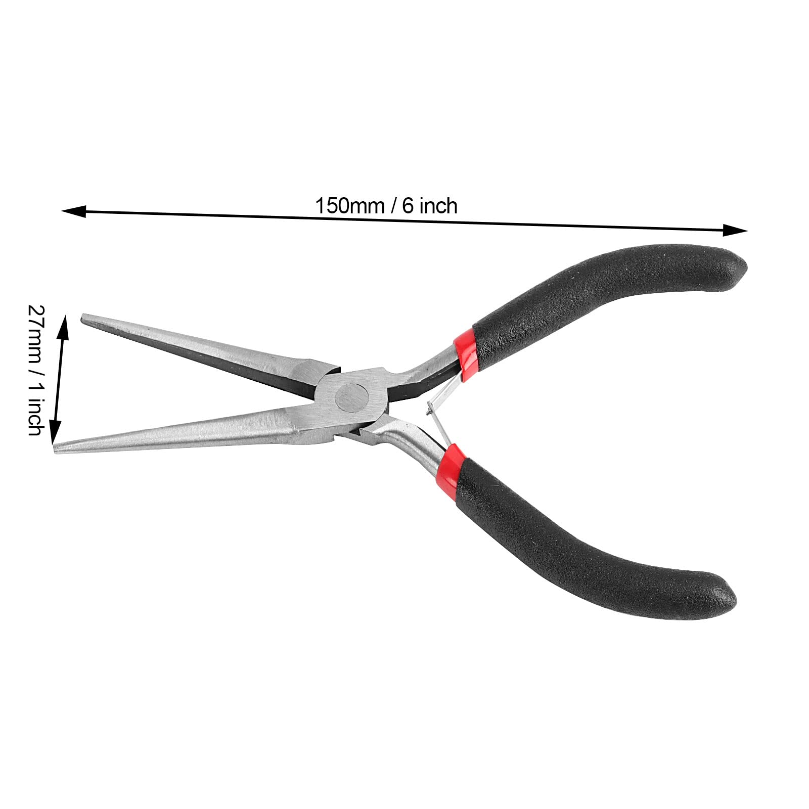 Sealey Ak930 Needle Nose Pliers Set 3Pc 280Mm Ni-Fe Finish