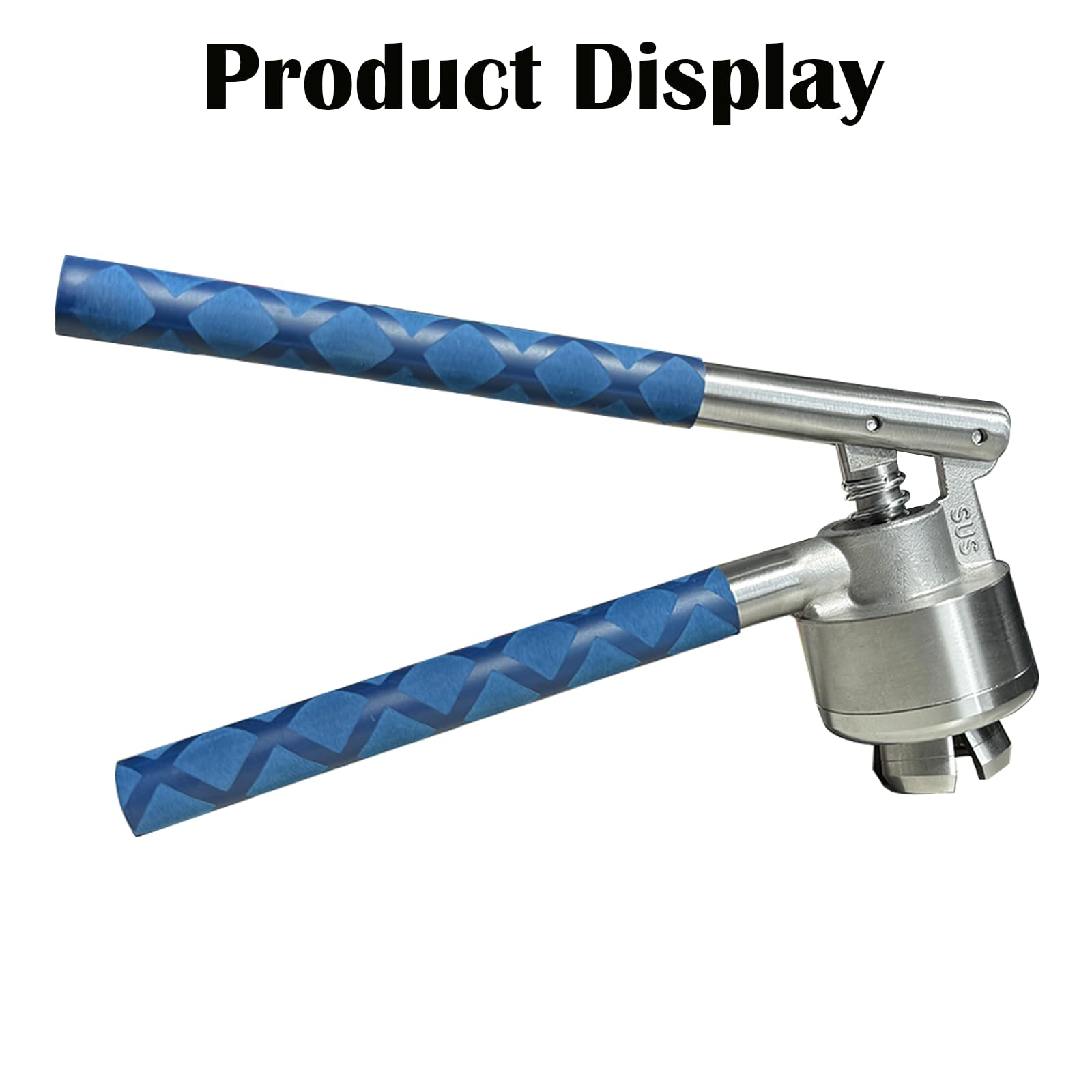 Crimpadora de viales de 20 mm, selladora manual para prensar tapas abatibles de plástico y aluminio de 20 mm de diámetro