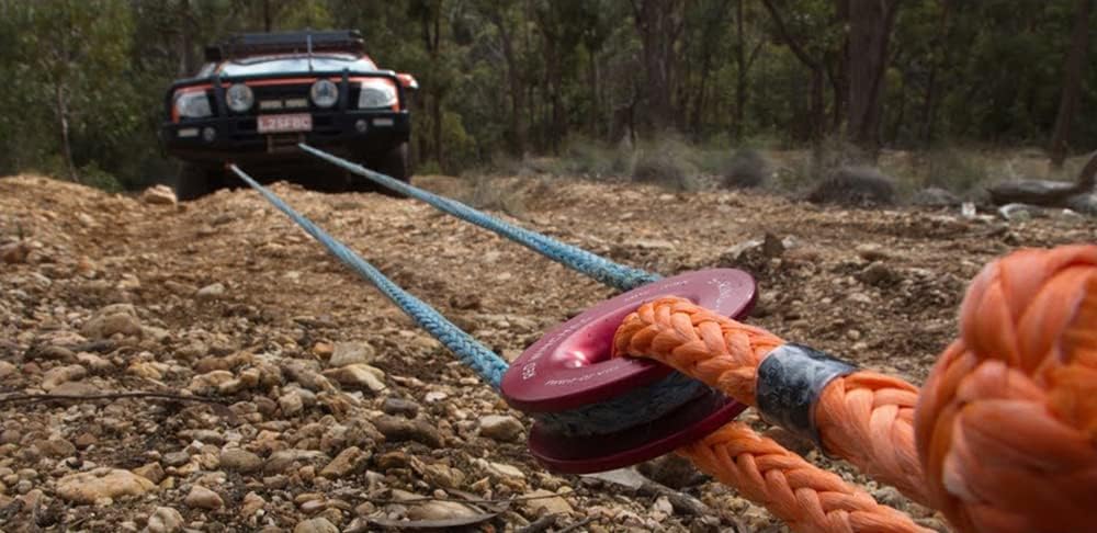BNEEN Soft Shackle 1/2" X 24 Inch Off Road Recovery Rope(43,000 lbs) Breaking Strength with Winch Recovery Snatch Ring for Sailing SUV Off Road Towing ATV Recovery : Automotive