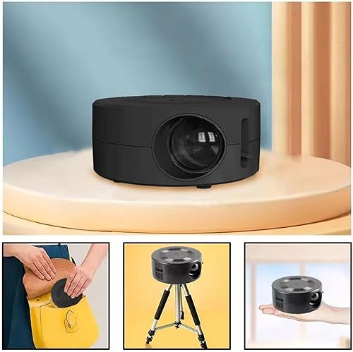 Miniatura 8 de EBTOOLS Mini Projector, 1080P Portable Projector, with Remote Control, Eye Friendly, Multiple Interfaces, Compact and Portable, for Home, Yard,