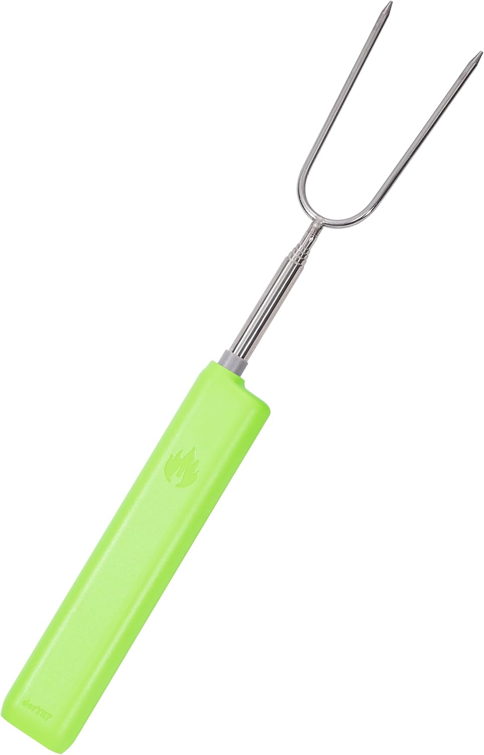 Electric Roasting Stick, Automatic Rotate BBQ Fork For Fire Pit,Chicken Wings Hotdogs Kebabs S'mores Roaster, Outdoor Camping Kit, Rotisserie Skewer, 34" 1 PACK (Green)