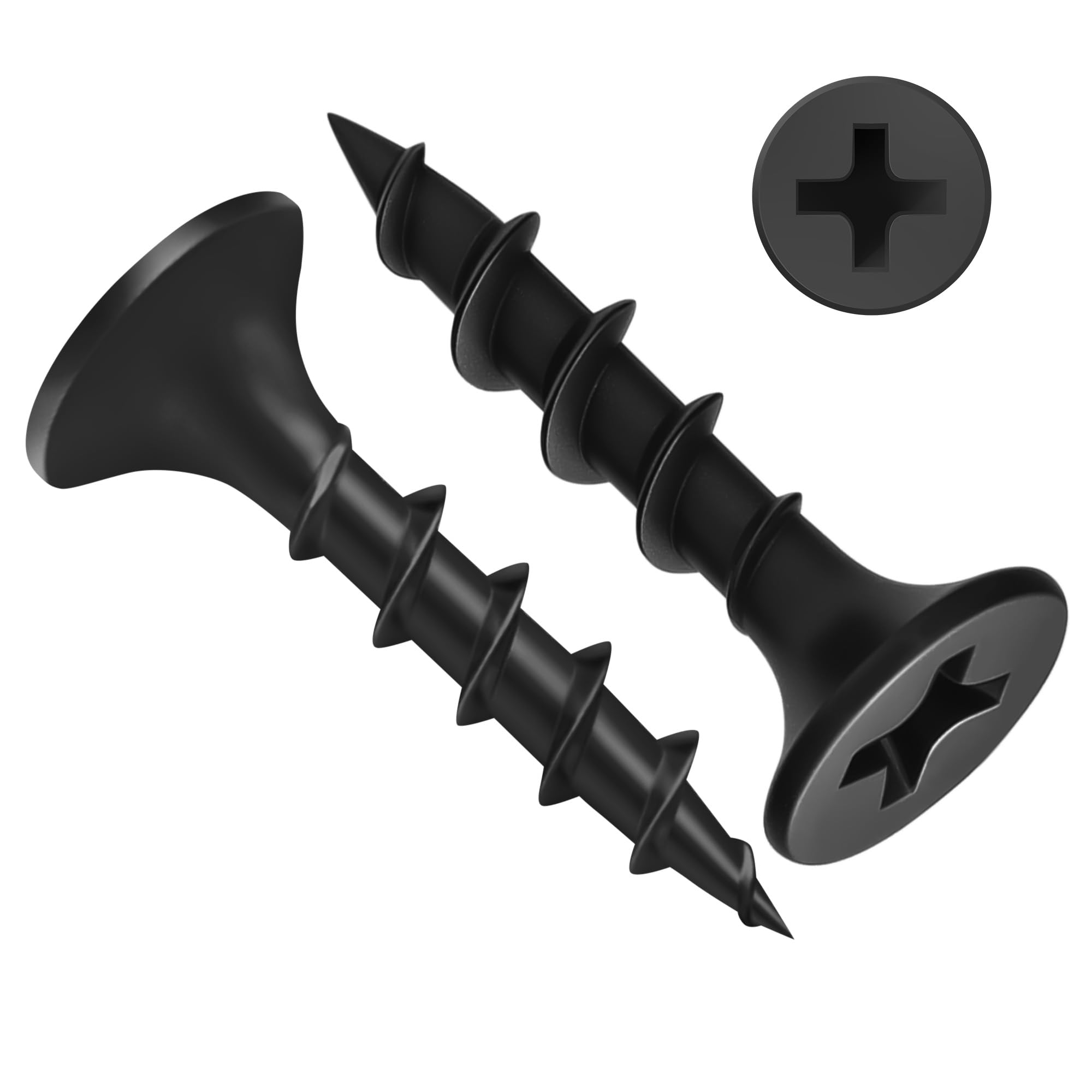 Photo 1 of #6 x 3/4" Coarse Thread Sharp Point Drywall Screw, #2 Bugle Head Screw for Drywall Sheetrock, 100 Pack
