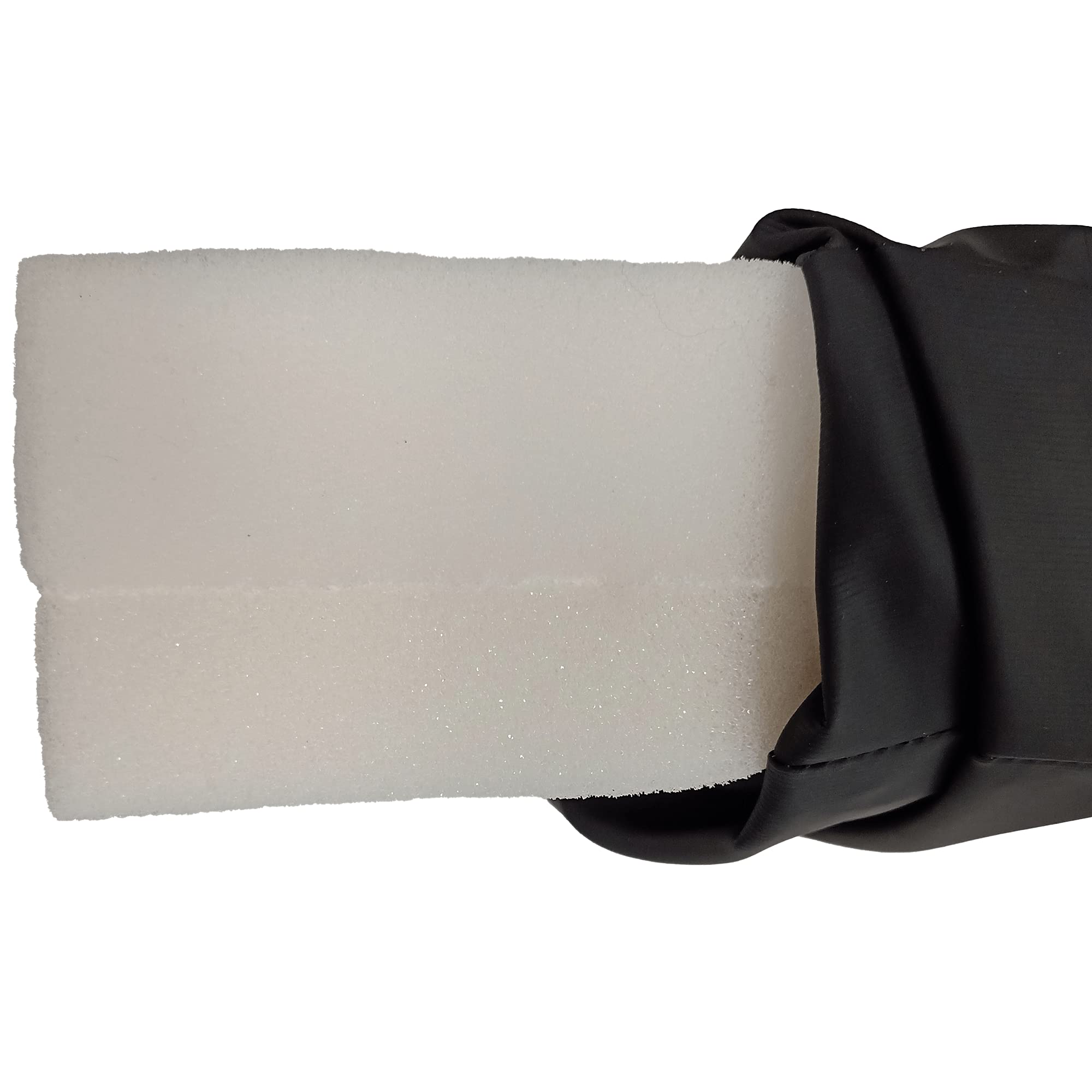 Cojín Antiescaras de Espuma Viscoelástica Laminada. Anatómico Cuadrado Negro con Funda Impermeable y Antiácaros. Postural para Prevención de Úlceras. 42x42x7CM