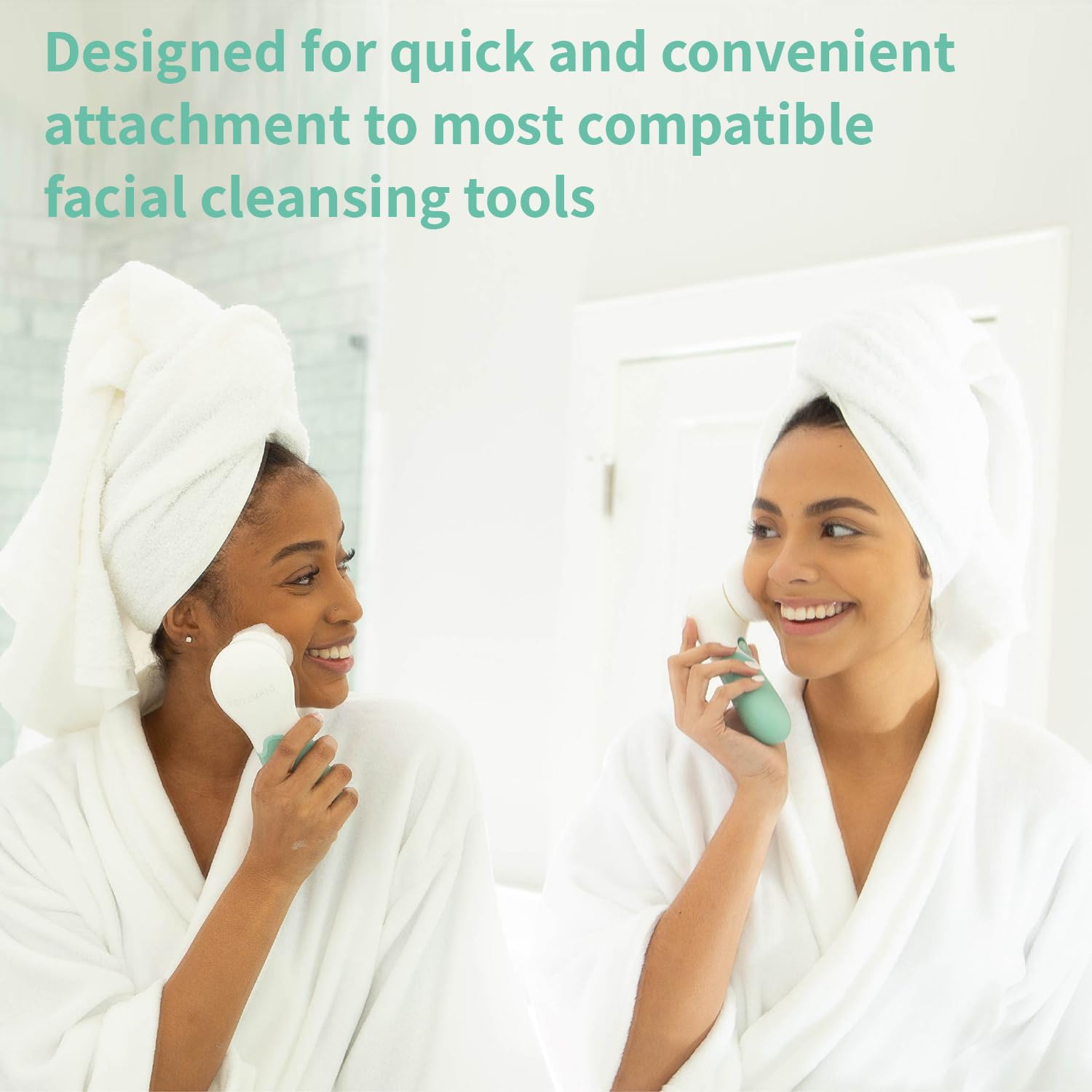 Dermilogic Silicone Facial Brush Head Replacement, Single Replacement Brush for Spinning Cleansing Devices, Gentle for Daily Skin Care Routine view 4
