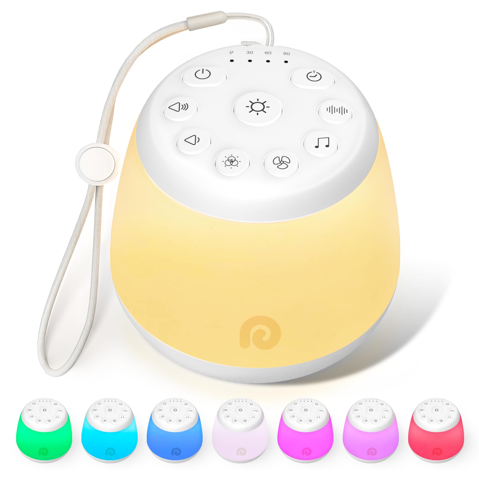 Amazon.co.jp: Dreamegg 授乳ライト ホワイトノイズマシン 24種