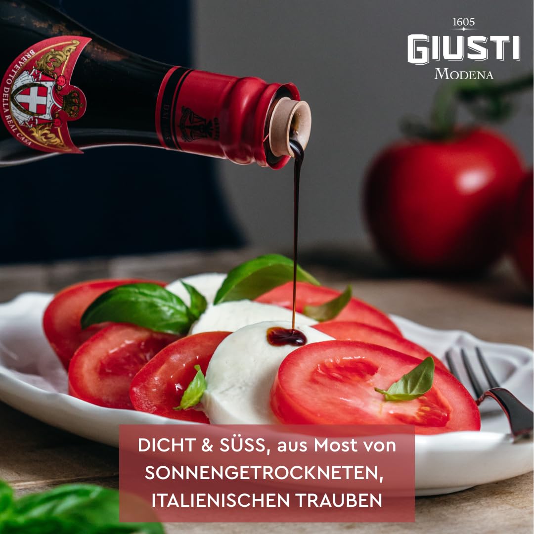 Giusti - Balsamico-Essig aus Modena IGP 3 Goldmedaillen – 3 x 250 ml Champagnotta