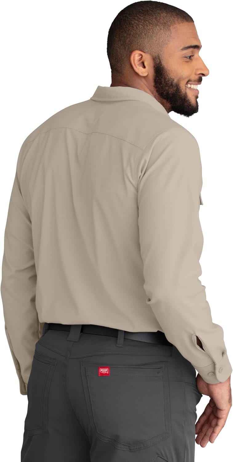 Red Kap Men's Cooling Long Sleeve Work Shirt
