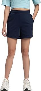 Jockey A157 Women's Super Combed Cotton Rich Straight Fit Shorts with Side Pockets Price In India