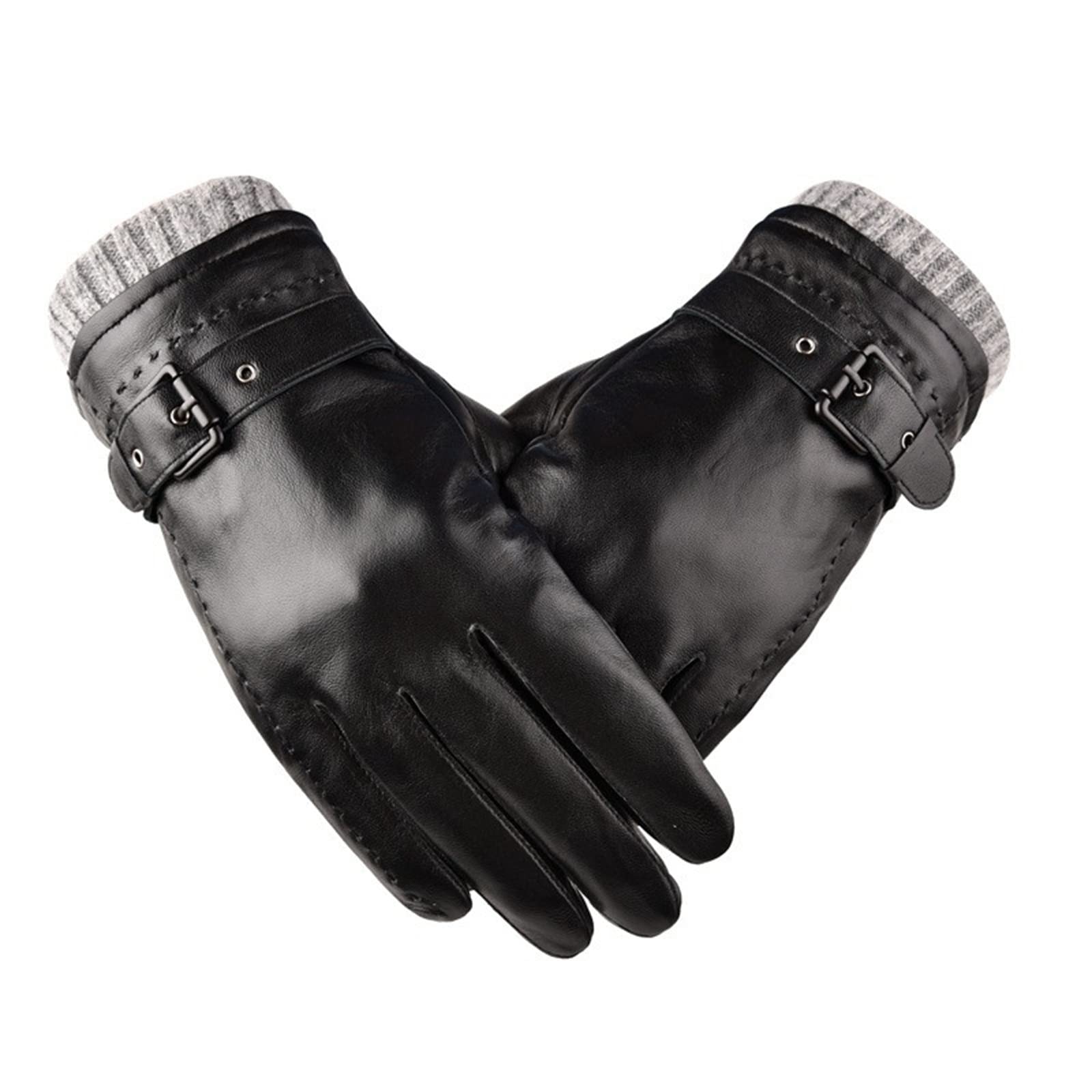 Gants tactiles homme en cuir pour l'extérieur et trajets quotidiens