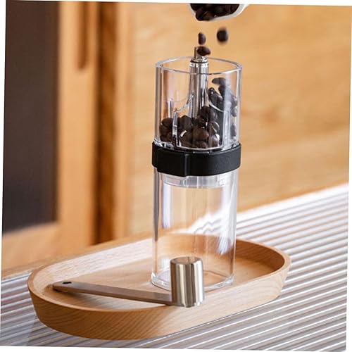 Miniatura 7 de TOYANDONA Manual Coffee Bean Grinder Adjustable Burr Mill for Home and Office Portable Hand-cranked Coffee Mill for Freshly Ground Beans for Travel