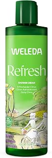 Weleda Refresh Shower Gel with Citrus, Body wash with natural essential oils​, For Men & Women, Dermatologically tested, Vegan, 96% Recycled Packaging, 400ml