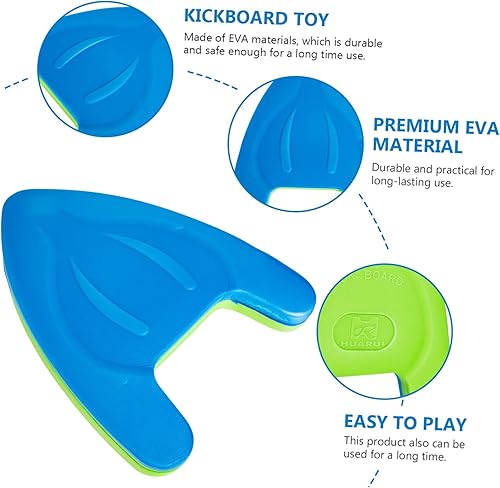 Miniatura 5 de VANZACK Tabla inflable de entrenamiento de natación para niños, herramienta de entrenamiento de piscina fácil de usar, espuma EVA, divertida ayuda