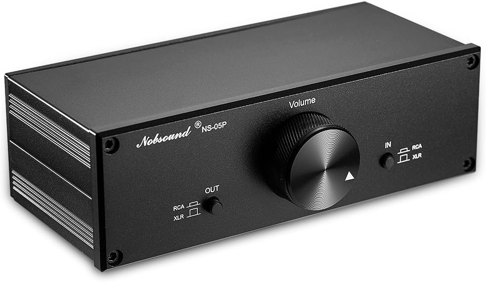 Prоduсt Dеаl Nobsound Mini Fully-Balanced/Single-Ended Passive Preamp; Hi-Fi Pre-Amplifier; XLR/RCA Volume Controller for Active Monitor Speakers (Black) 🔥 Cаѕhbасk uр tо 70% Nobsound Mini Fully-Balanced/Single-Ended Passive Preamp; Hi-Fi Pre-Amplifier; XLR/RCA Volume Controller for Active Monitor Speakers (Black)