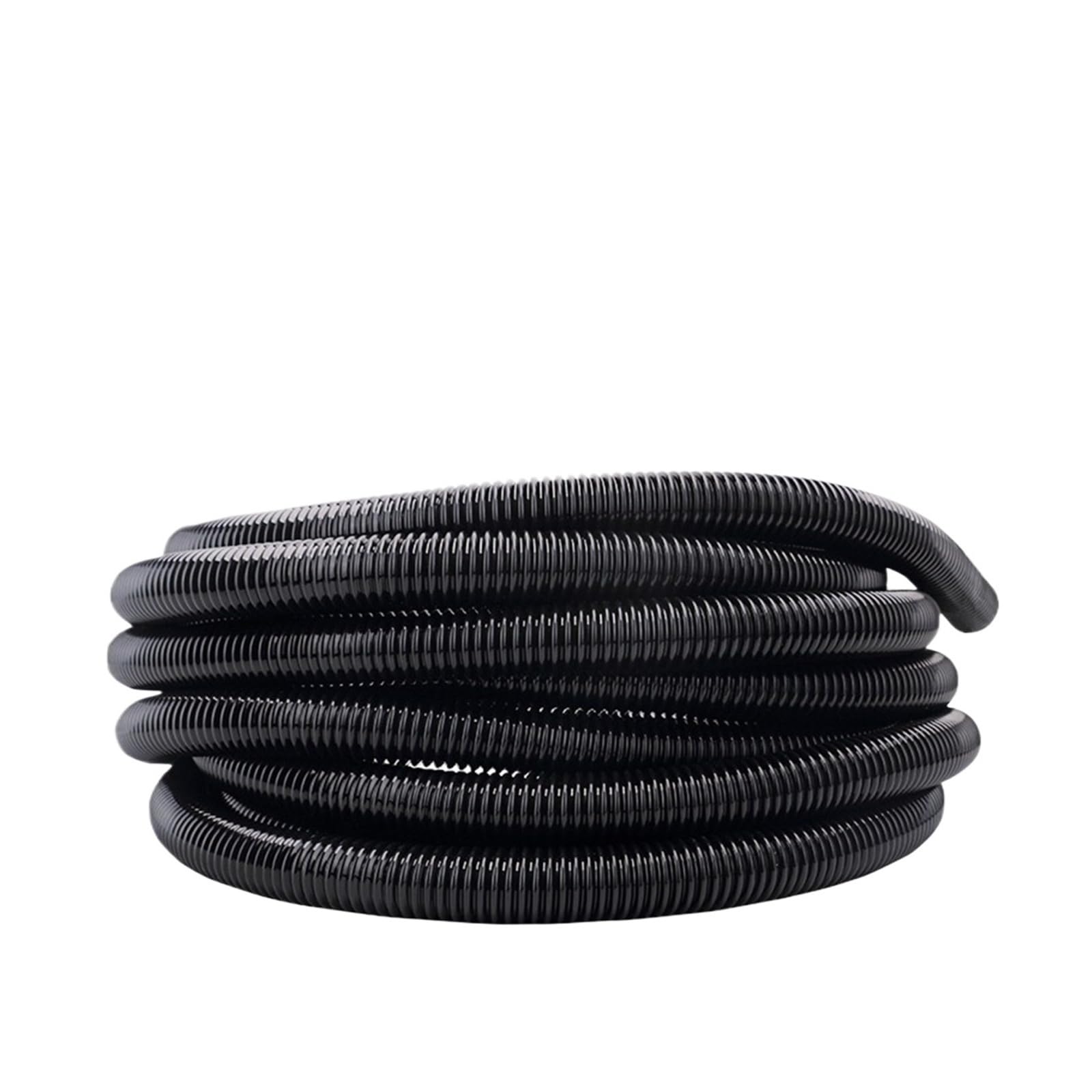 Vacuum Cleaner Thread Hose Inner 35mm/Outer 42mm Bellows Straws Durable Flexible Soft Pipe Replacement Vacuum Cleaner Tube Black(Black-4m (35mm))