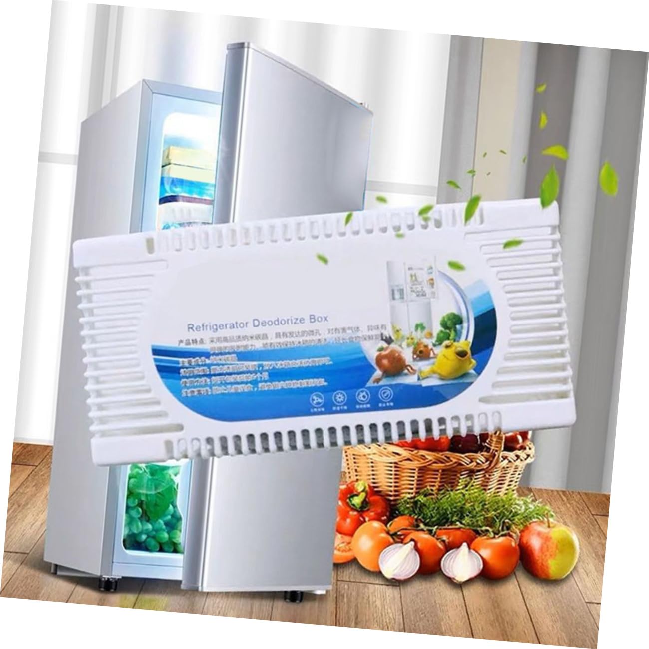 Beavorty 3 Set - Rimozione Frigo Durevole - Frigorifero Domestico Sacchetti Purificatori Design Compatto 4 Pezzi * 3