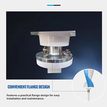 3KW Vertical Axis Wind Turbine Generator Kit 120V Low Wind Speed Start