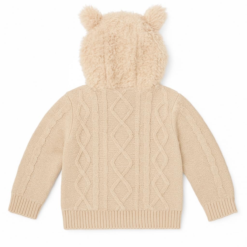Generico Cardigan Neonato in Maglia – Modello Invernale con Chiusura Frontale