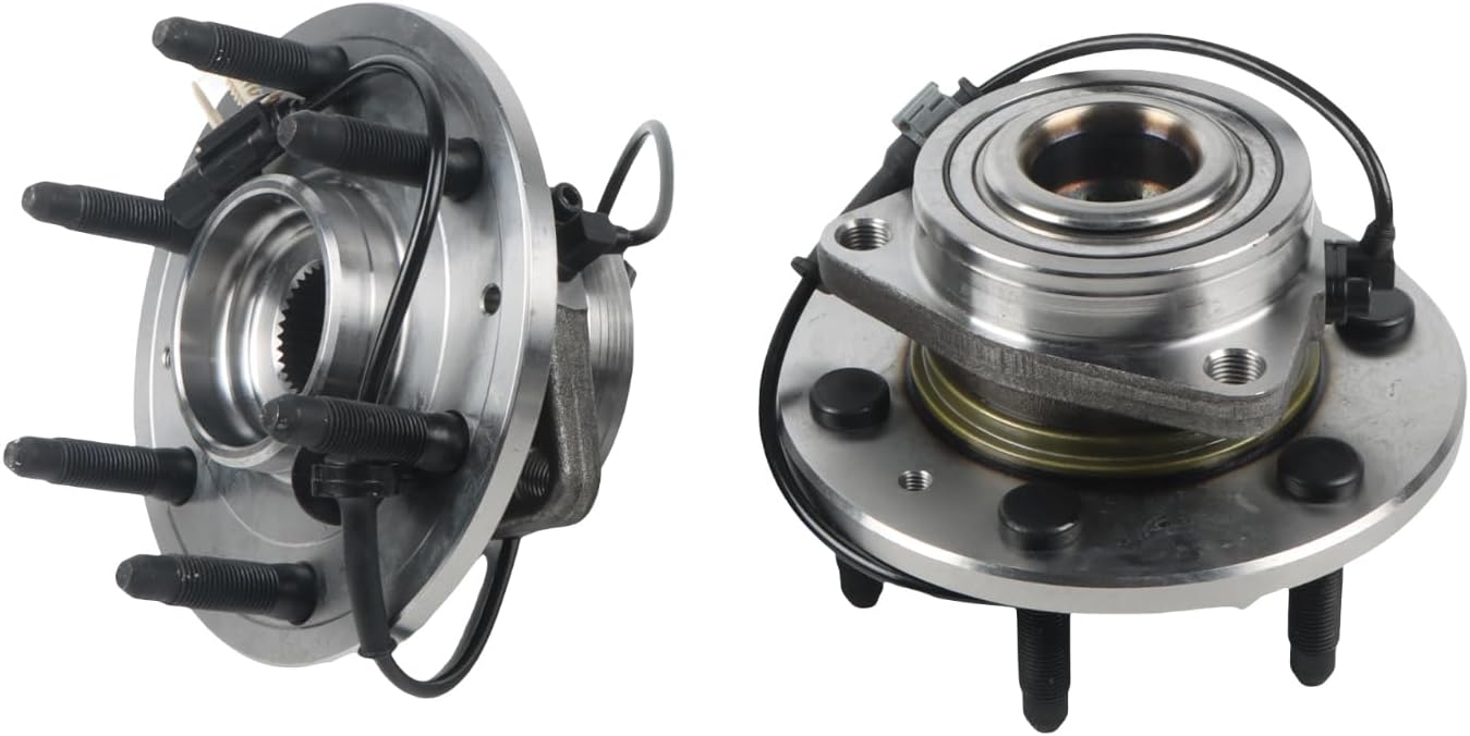 515160 Front Wheel Bearing Hub Assembly 6 Lugs w/ABS 2Pcs Fits for 13-20 Escalade/XTS, 14-20 Chevy Silverado 1500/ Tahoe, 14-20 GMC Sierra 1500/ Yukon Replace OE 23356814 23498357