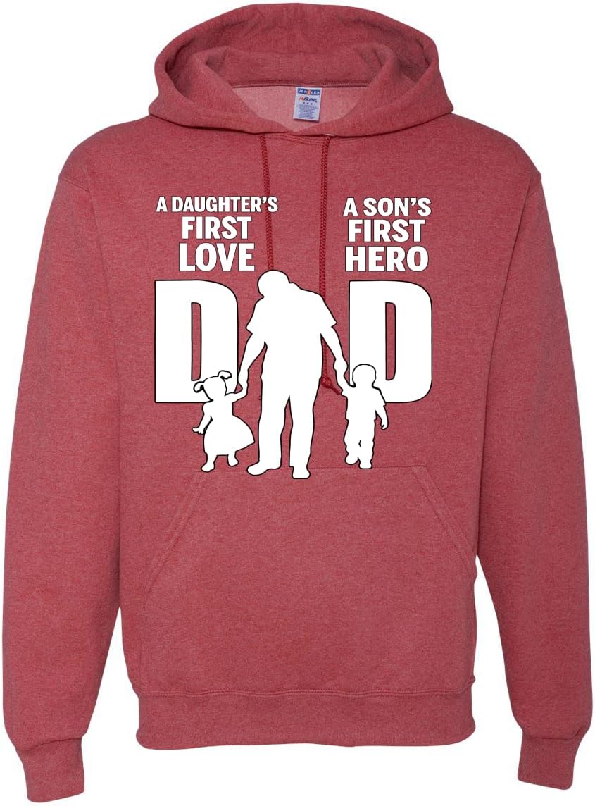 Wild Bobby Dad Daughters First Love Sons First Hero Father's Day Unisex Graphic Hoodie Sweatshirt