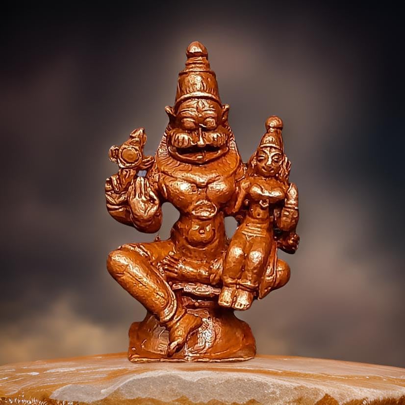 Image of Copper Lakshmi Narasimhar Idol 1.5 in | 50g