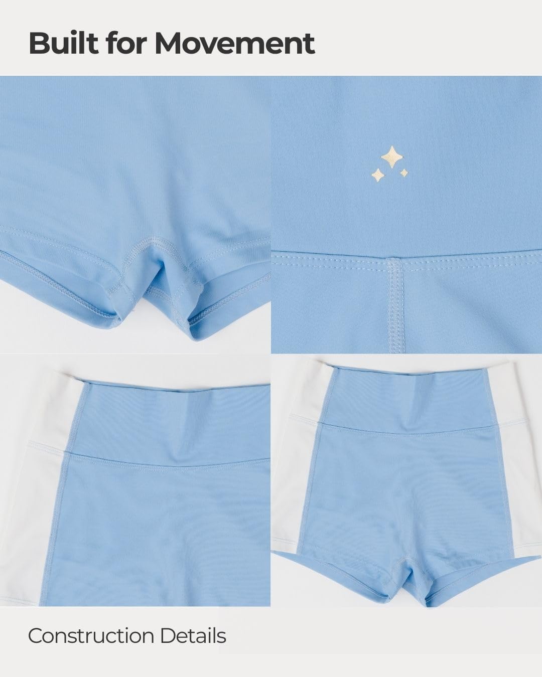 Girls Dance Shorts – Stand Out High Waisted Active Shorts for Dance Practice & Convention