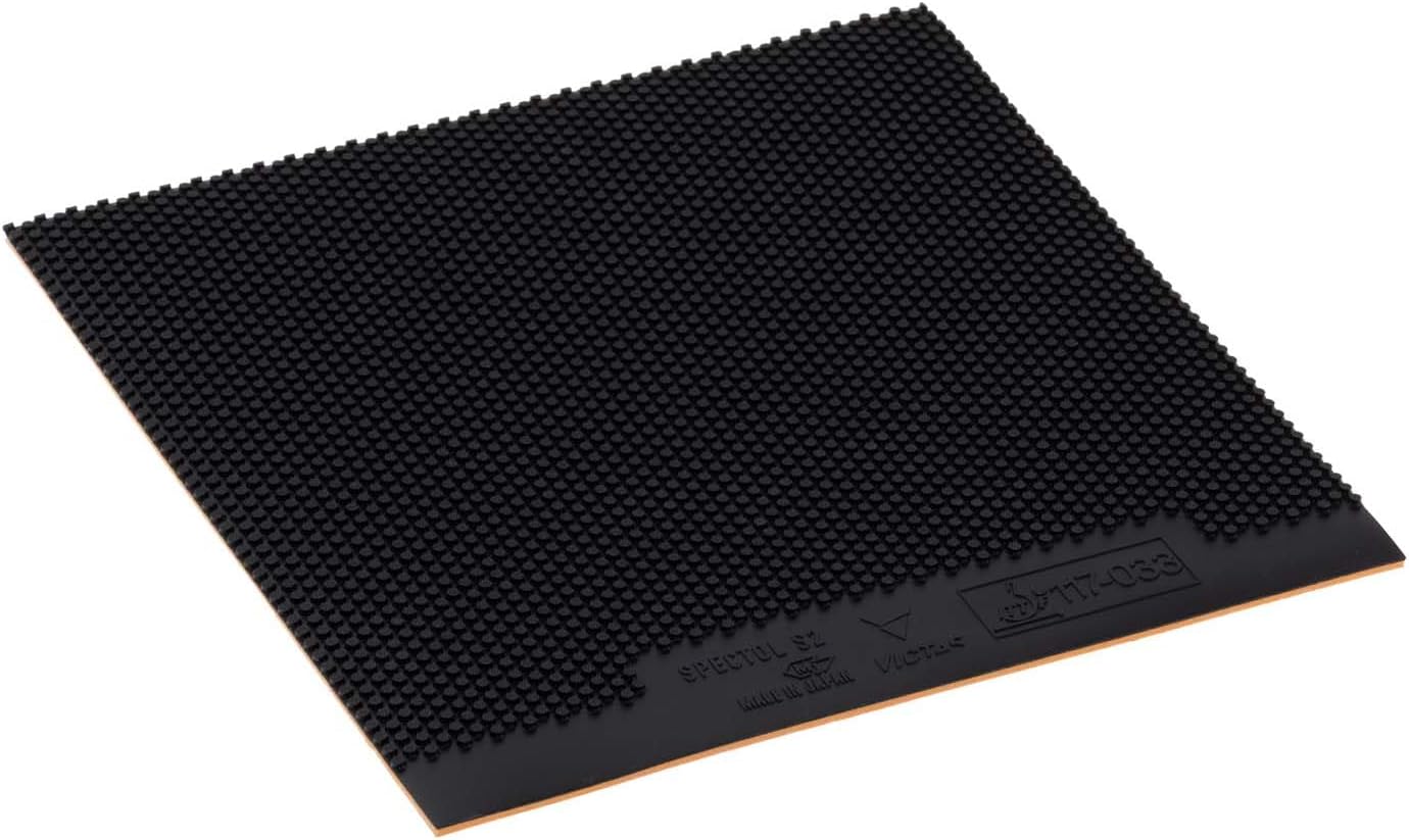 VICTAS 210020 Table Tennis Rubber Spectrum S2 SPECTOL Speed Tension Table Soft, Red/Black