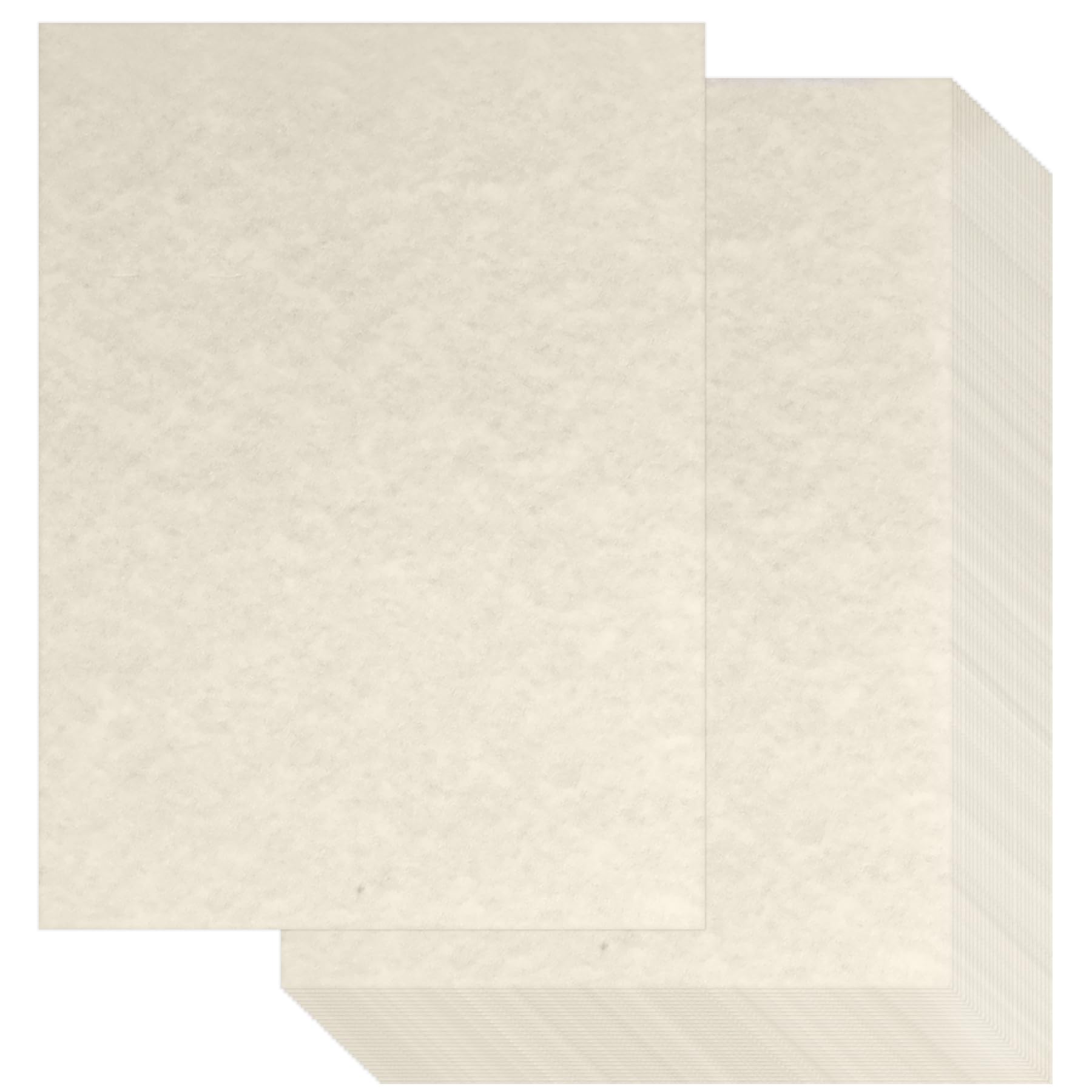 120 Sheets Parchment Paper - Creamy White A4 Vintage Stationery Paper for Certificate, Crafts, Invitations, Resume, Diploma (90gsm)