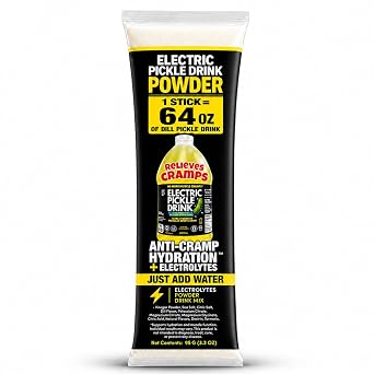 Electric Pickle Drink Powder-Makes 64 oz of Dill Pickle Brine Electrolytes-Sugar Free Anti-Cramp Hydration w/ Manesium Gycinate, citrate, potassium, sea salt-Alternative to sugary sports drinks & juice | Anti-Cramp Hydration, Makes 64 oz, 0 Sugar, 0 Sweeteners, Celtic Salt, Magnesium Glycenate, Sports Drink & Juice Alternative