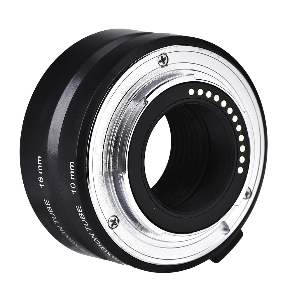 Juego de Tubos de extensión Macro de Enfoque automático de 10 mm + 16 mm para cámaras DSLR (DG-1N)