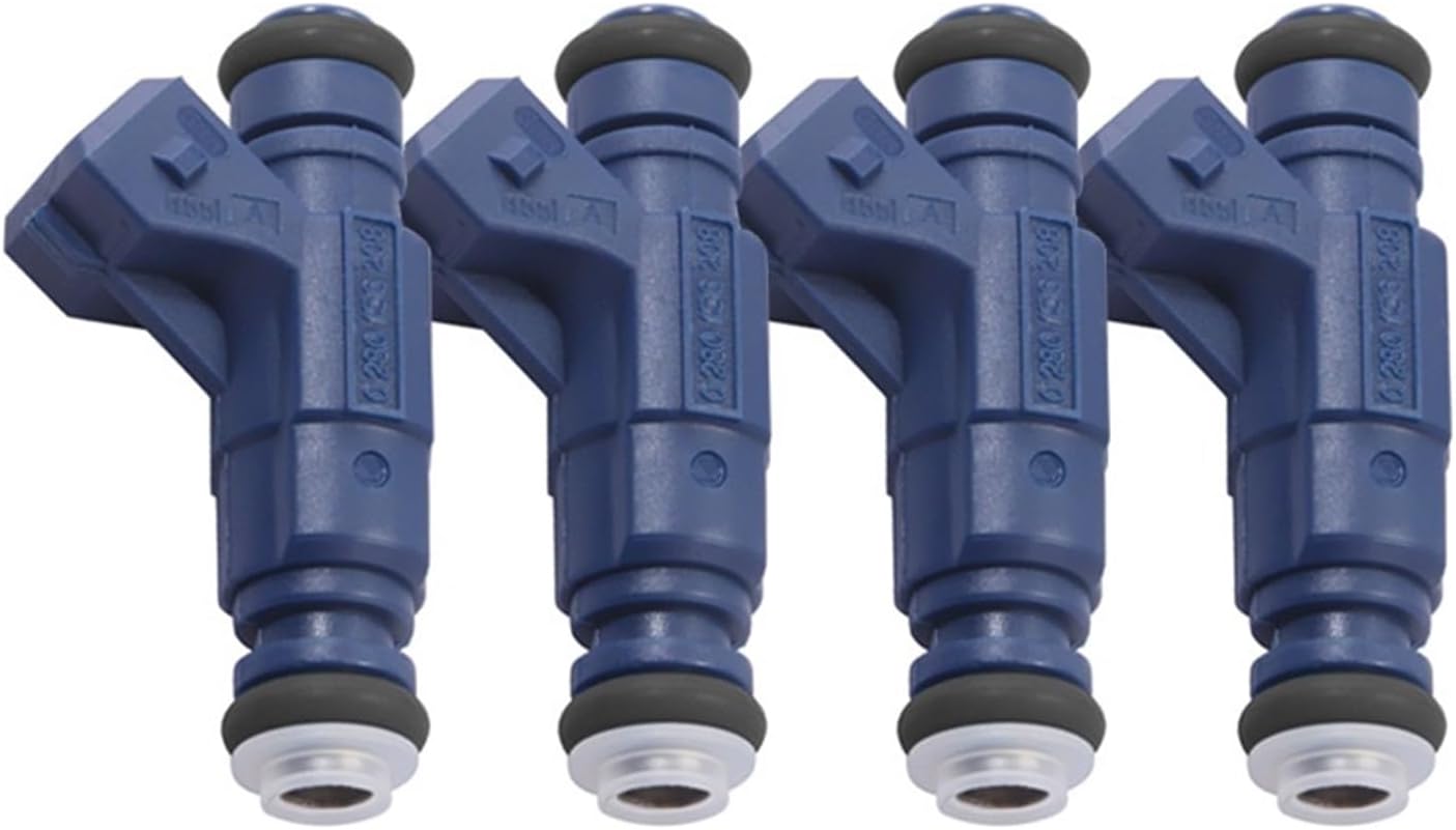0280156208 4PCS Automotive Fuel Injector Compatible With Polaris RZR Sportsman Ranger EFI 700 800 1202863 1203077 1253558 Auto Accessories