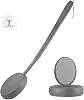 VANZAVANZU 19”Eincremehilfe für Rücken Langer Griff Rücken Lotion ApplikatorSelbstbräuner-Rücken-Applikator Sonnenschutz-Applikator für Damen Herren Cremepinsel für ältere Menschen (Grau)