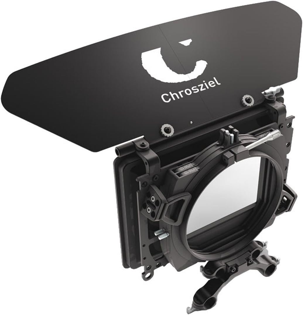 CHROSZIEL C-565-03-45 CINE.1 MB565 Dual Stage 4X5.65 Matte Box with Rod-Mount for 15mm & 19mm (Black)