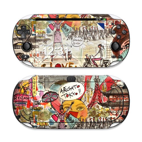 Tokyo Design Protective Decal Skin Sticker (High Gloss Coating) for Sony Playstation PS Vita Handheld