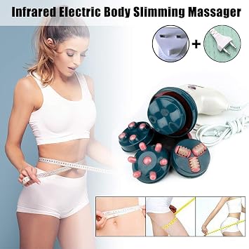 Elektrisches Anti-Cellulite-Massagegerät 4 in 1 Massagegerät Straffung Anti-Cellulite für Nacken Schulter Taille Abdomen Beine Gesäß (A)